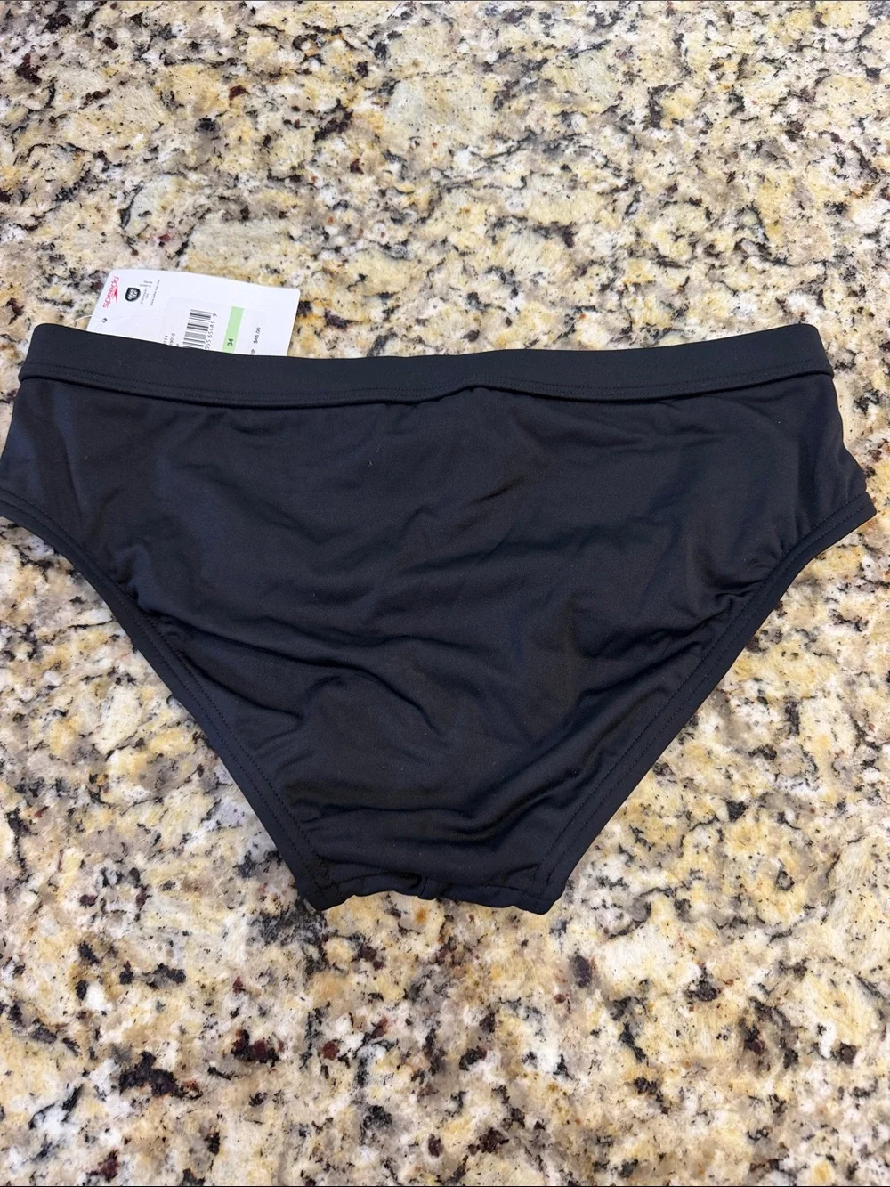 Speedo Men's Black Swim Trunks